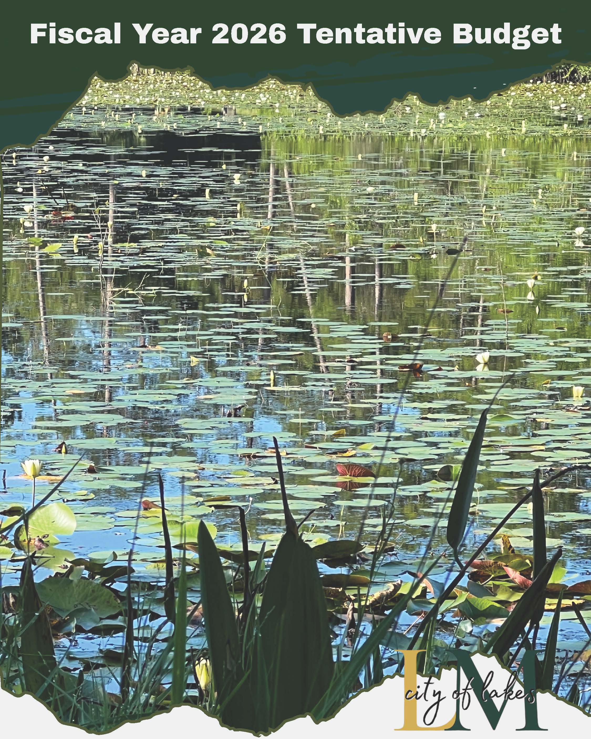 2026 Tentative Budget Cover