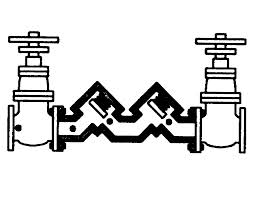 Drawing of a Double Check Valve Assembly
